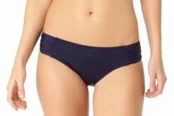 Cole Of California - Women's Core Solids Side Shirred Bikini Pant Swim Bottom -SWIMSUITS DIRECT Sales e18cb31301 navy.2